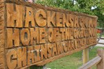 Hackensack, #375 chainsaw carving&nbsp;sign