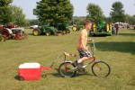 Oddities, #107 towing cooler with bike
