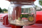 Oddities, #28 John Deere tractor in jar