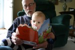 Books, #3 Grandpa reading to Izzy