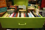 Bookshop, #30 books in green&nbsp;drawer