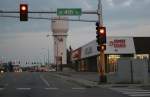 Brainerd, #220 street scene & old water tower