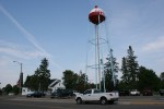 Pequot Lakes, water tower truck by #203