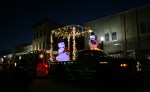 Christmas parade, #194 snowmen on float