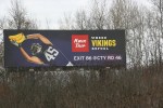 Football Vikings billboard Kwik&nbsp;Trip