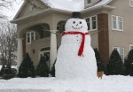 Gigantic snowman in Faribault #165