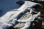 Memorial Park Dundas, #63 boot print in&nbsp;snow