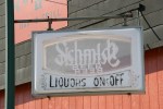 Evan, #109 Schmidt beer sign