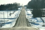 Snowy scenes in MN, #29 Rice County Road 38