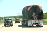 Flag on back of semi,&nbsp;#124