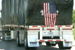 Flag on back of semi,&nbsp;#126