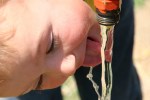 Life in rural Minnesota, #60 drinking water from&nbsp;faucet