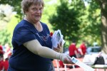 Memorial Day, #366 handing out programs