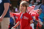 Memorial Day in Faribault, #336 girl with&nbsp;flag