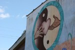 Mural in Farmington, #18 yin yang &&nbsp;hands