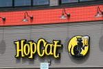 Downtown Madison, #223 Hop Cat sign close-up
