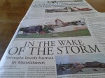 Faribault storm newpaper front page