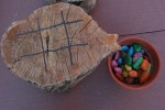 SeptOberfest, #370 tic tac toe on tree&nbsp;stump