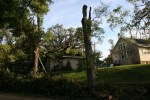 Storm, #10 tree on garage First Avenue SW
