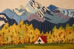 Art autumn, #41 crewel embroidery fall&nbsp;scene