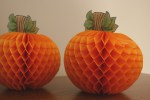 Art autumn themed, #28 honeycomb tissue&nbsp;pumpkins