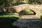 Art in Decorah, #172 stone bridge in Dunning’s Spring&nbsp;Park