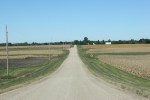 Harvest, #53 gravel road and fields