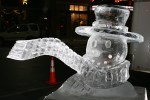 Winterfest, #77 snowman ice&nbsp;carving