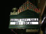 Winterfest, #8 Holly Days Sale&nbsp;sign