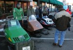 Vintage snowmobile show, #13 carrying&nbsp;Izzy