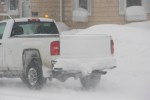 February storm MN, #32 white truck