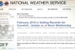 NWS snowiest February 2 –&nbsp;Copy