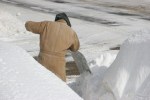Snow in MN, #12 shoveling snow&nbsp;wall