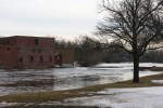High water, #34 Faribault Woolen Mill&nbsp;dam