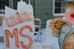MS duck snow sculpture, #57 duck MS words