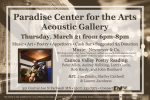 Paradise event music &&nbsp;poetry