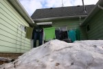 Signs of spring in MN, #5 laundry on line