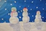 Student art, #61 snowmen by Damarius&nbsp;Cisneros