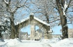 Winter scenes, #24 arched entrance into&nbsp;Shattuck