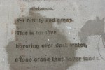 Northfield MN, #103 Sidewalk Poetry partial&nbsp;poem