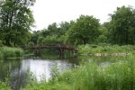 Carleton College, #102 bridge from afar overview