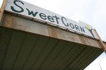 Sweet corn stand, close up of sign,&nbsp;#14