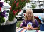 Farmer’s market, #15 flower vendor Three Glad&nbsp;Girls