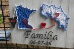 Hispanic fest, #14 familia string art