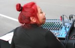 Hispanic fest, #198 working the sound board