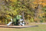 Fall colors in MN, #17 playground equipment at Albers&nbsp;Park