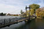 Pelican Rapids, #133 entire suspension&nbsp;bridge