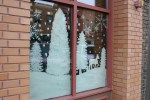 Holiday windows in Faribault, #5211 snowy&nbsp;scene