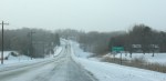 Winter storm, #5771 entering Faribault via hwy&nbsp;60