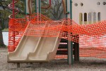 Park, #6701 fence around&nbsp;slide